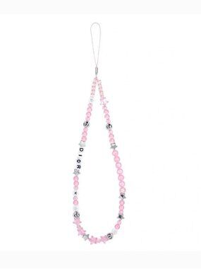 Dior Phone Ring Charm Key Chain Accessory Strap NIB + free beauty sample